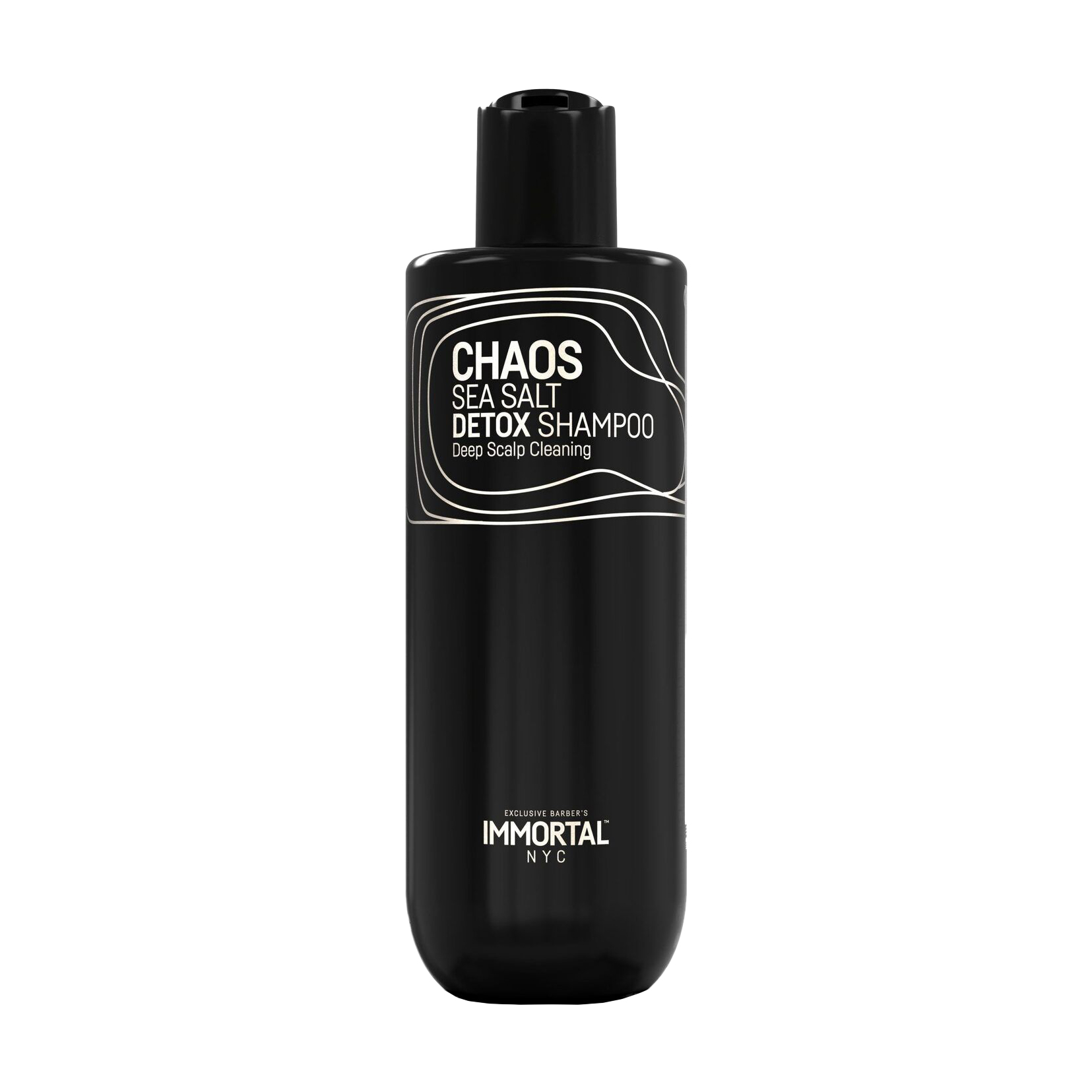 Шампунь Immortal NYC Chaos Sea Salt Detox Shampoo для глибокого очищення шкіри голови, з морською сіллю, 350 мл